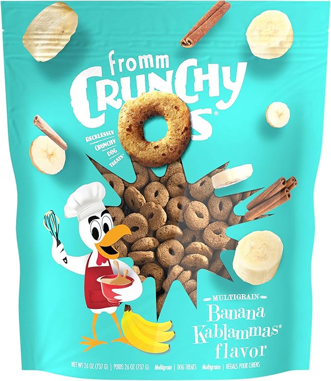 Fromm Crunchy Os Banana Kablammas Dog Treats - Banana Recipe - 26 oz
