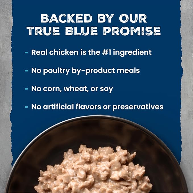 Blue Buffalo Wilderness Chicken & Turkey Wet Cat Food, 3 oz, 24 ct | Wild Delights Meaty Morsels in Tasty Gravy, High Protein & Grain-Free Recipe, Made with Natural Ingredients
