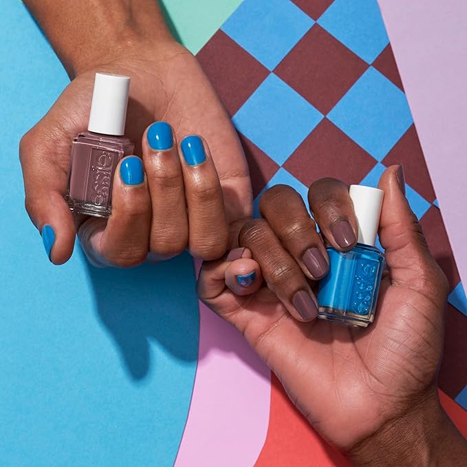 essie Salon-Quality Nail Polish, Vegan, Odd Squad, Blue, Offbeat Chic, 0.46 fl oz