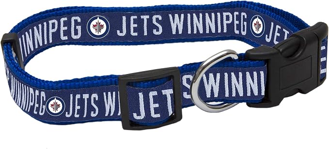 Pets First NHL Collar for Dogs & Cats. Adjustable, Cute, & Stylish! The Ultimate Hockey Fan Collar!