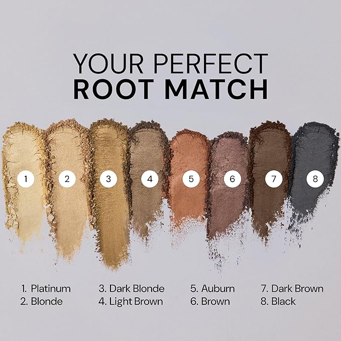 L'ANGE HAIR RootMatch Instant Root Cover Up Powder | Conceals Grays & Sparse Spots | Extends Highlights | Transfer- & Water-Resistant | For All Hair Types (Dark Blonde)
