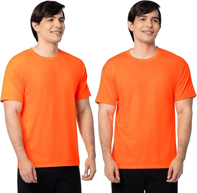 Fruit of the Loom Men's Eversoft Cotton Odor Control & Breathable Moisture Wicking T-Shirts