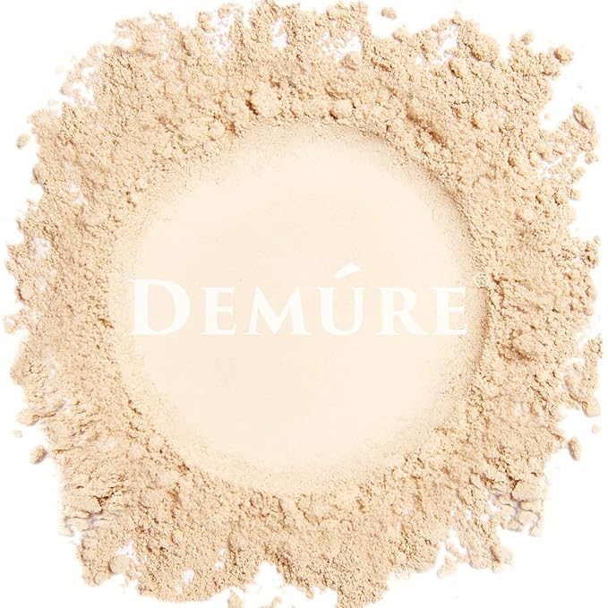 Demure Natural Makeup - Light Warm Foundation, Concealer, Pure Crushed Minerals, Loose Face Powder