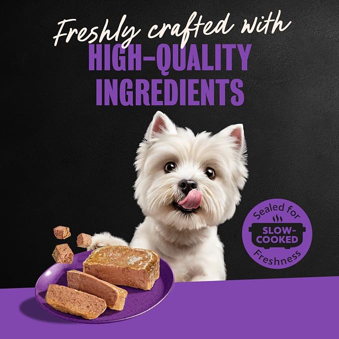 Cesar Home Delights & Loaf Wet Dog Food, Variety Lovers, 3.5 oz, 36 Count | Real meat #1 ingredient, slow-cooked for tender texture, no fillers or artificial flavors, easy to digest, easy peel trays