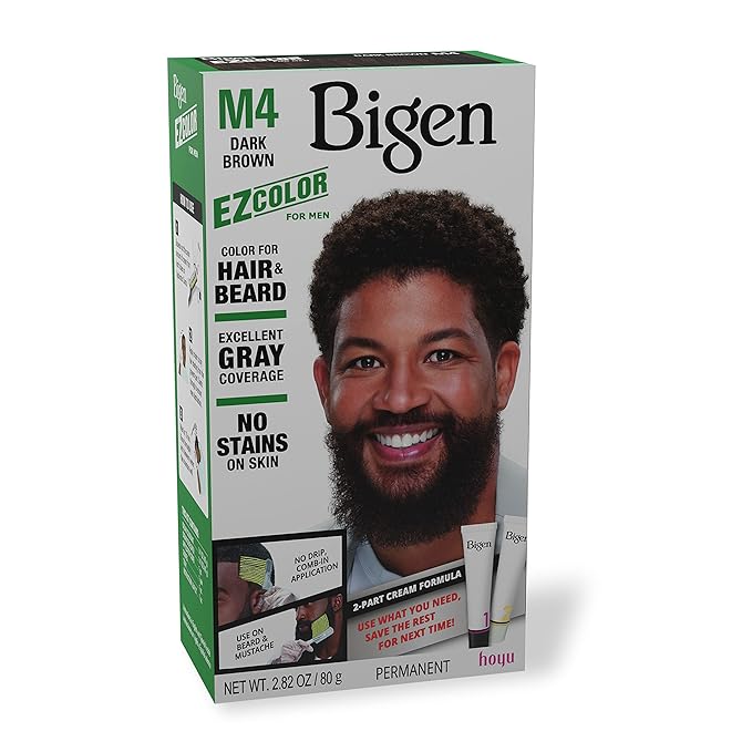 M4 Bigen EZ Color for Men Dark Brown - 3 Pack