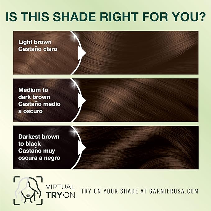 Garnier Hair Color Nutrisse Nourishing Creme, 413 Bronze Brown (Bronze Sugar) Permanent Hair Dye, 1 Count (Packaging May Vary) (Pack of 2)