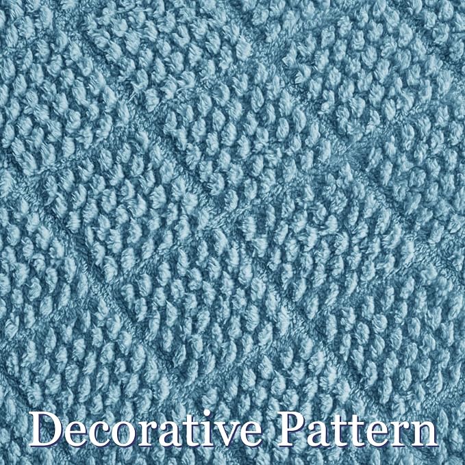 Whale Flotilla Soft Fleece Throw Blanket for Couch, Slate Blue | Jacquard Waffle Blankets for Home Decor, Lightweight and Cozy, All Season Suitable, 50x60 Inch