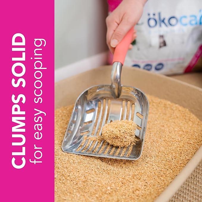 ökocat Super Soft Natural Wood Clumping Cat Litter, Odor Control, 22 Lbs