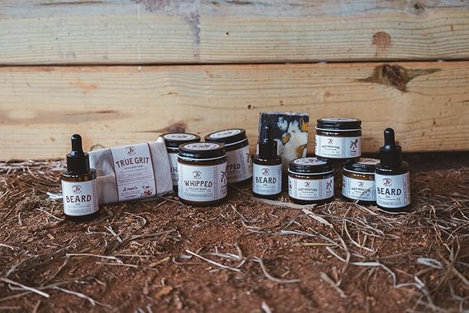 John Wayne Inspired Whipped Tallow Balm – All-Purpose Moisturizer for Dry Skin – Grass-Fed Beef Tallow for Skin with Bison Tallow – Ash and Oath Scent 2.6 oz