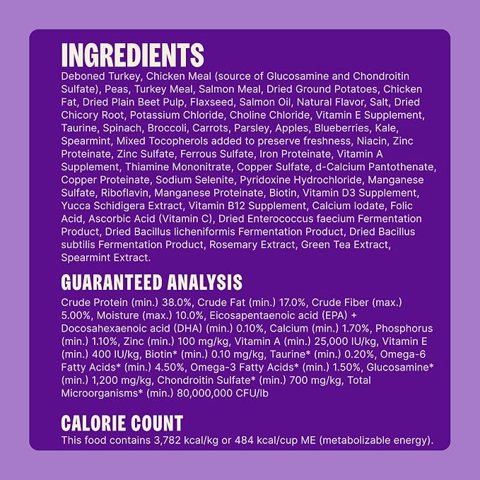 Wellness CORE Small Breed Puppy Dry Dog Food, Grain Free Kibble, Natural, High Protein, Turkey and Salmon Recipe, 12 lb Bag