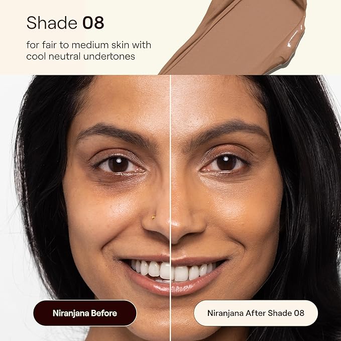 Live Tinted HUESTICK Complexion Stick - Medium-to-Full Buildable Coverage - Soft Matte Finish - Multitasking Makeup Stick - Lightweight, Creamy Formula - Shade 08