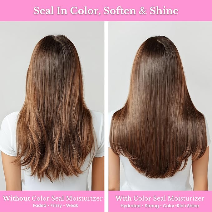 Color Seal Moisturizer Slow Color Fade & Maintain Color Vibrancy, Keratin, Collagen & Argan Oil Infused To Repair, Restore & Strengthen 33.8 Oz.