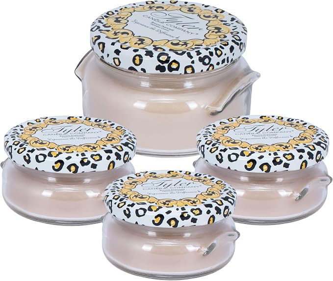 Elanze Designs Tyler Candle HIGH Maintenance 11 Ounce and 3.4 Ounce Aromatherapy Scented Candles; Set of 4