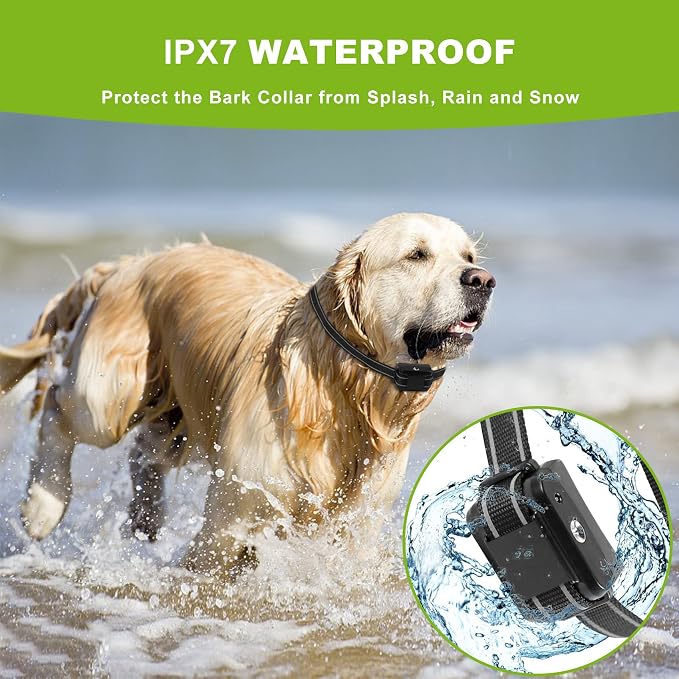 Citronella Dog Bark Collar, Dog Barking Collar with 2 Adjustable Sensitivity and Volume of Spray [1 Citronella Spray Refill] No Shock Anti Bark Collars for Small Medium Large Dogs, Black