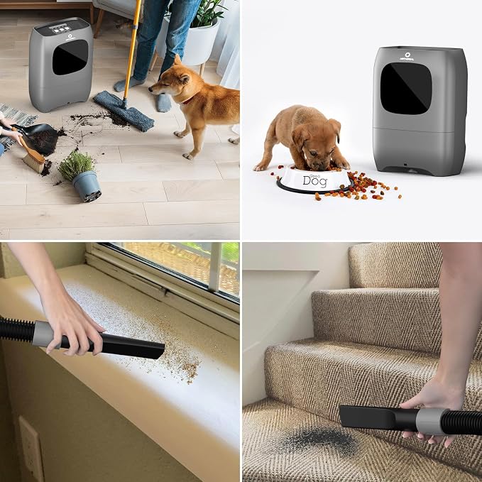 AIRTHEREAL T1 Touchless Vacuum Automatic Dustpan, Auto Sensor, 20Kpa 1500W