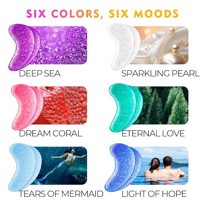 DR. YIMAN Hydrogel Eye Patches - 6 Pairs Under Eye Masks for Dark Circles & Puffiness, with Hyaluronic Acid & Collagen, Eyecare Patches Skincare Gift for Women & Teens