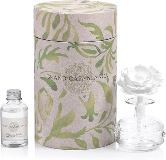 Magnolia Petals Zodax MINI Grand Casablanca Porcelain Diffuser