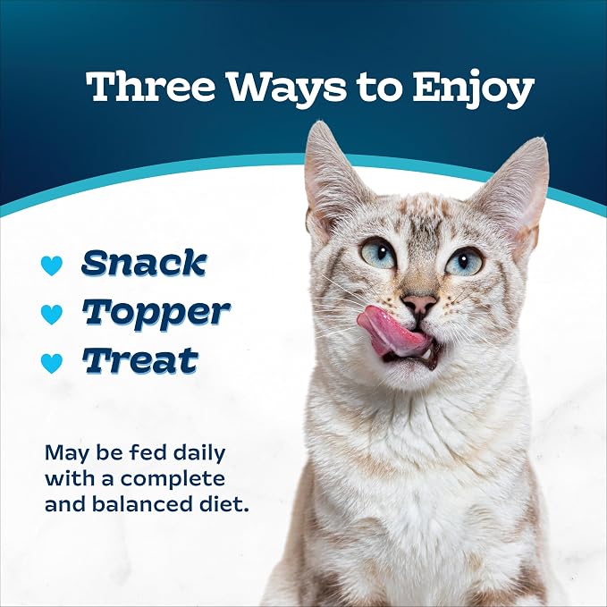 Blue Buffalo Tastefuls Purées Variety Pack, Natural Cat Food Complement, Resealable Twist Cap Pouches, Chicken and Tuna, 3-oz (Pack of 24), 12 of Each Flavor