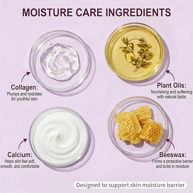 Calcium Multi Balm Stick for Face & Eyes, Hydrating Moisturizing Stick with Collagen, Multi-Purpose Skin Balm for Dry Skin, Neck, Lips – Travel Size 9g