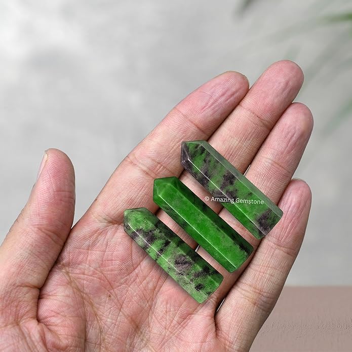 Amazing Gemstone Crystal Points Bulk Healing Crystals & Stones - Premium Single Terminated Healing Wand Point Bulk Crystals for Crafts, Crystal Grid, DIY Work