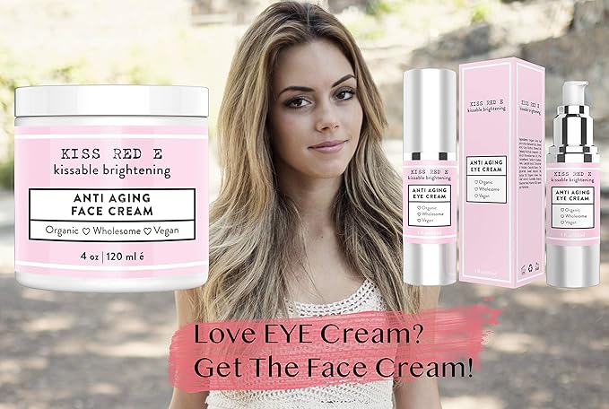 Anti Aging Eye Cream for Dark Circles, Eye Bags, Fine Lines, Puffiness. Best Anti Aging Eye Cream Moisturizer for Wrinkles, Crows feet, Puffy Eyes