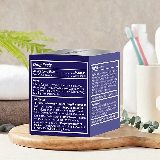 Hermon Antifungal Bar Soap: Antifungal Soap for Ringworm, Jock Itch & Athlete's Foot with Tea Tree Oil - Tolnaftate 1% Medicated Anti Fungal Treatment Bar for Skin Fungus - 2 Bars