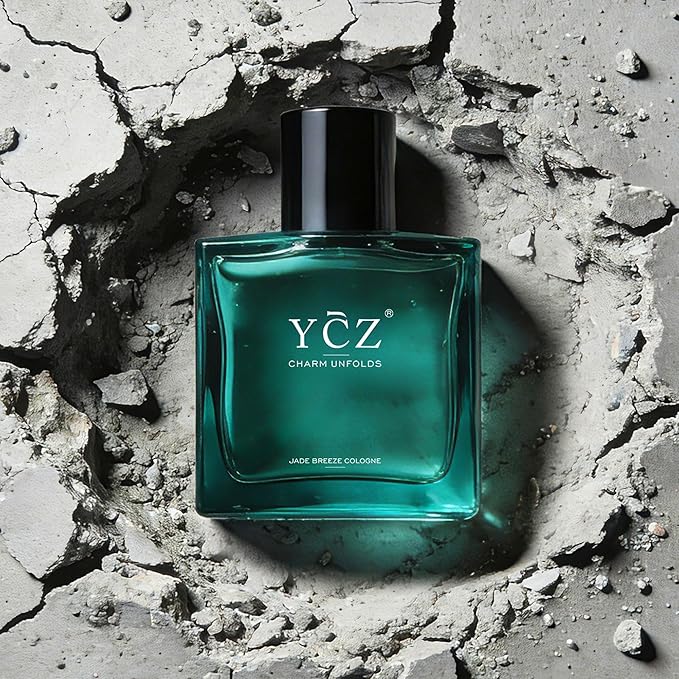 YCZ JADE BREEZE Cologne for Men – Aromatic Citrus Fragrance with Lemon, Verbena & Fresh Tea Notes, Amber & Musk Base, Long-Lasting Eau de Parfum Showcasing Unique Taste for Daily Wear, Office & Casual