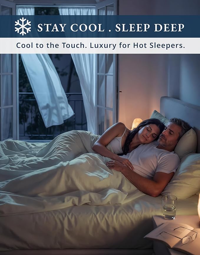 LANE LINEN 100% Egyptian Cotton Bed Sheets California King Size - 1000 Thread Count, Soft & Comfy Sateen Weave No Pill Fade Resistant Cal King Bedding Set, Machine wash 15'' Deep Pocket- Linen