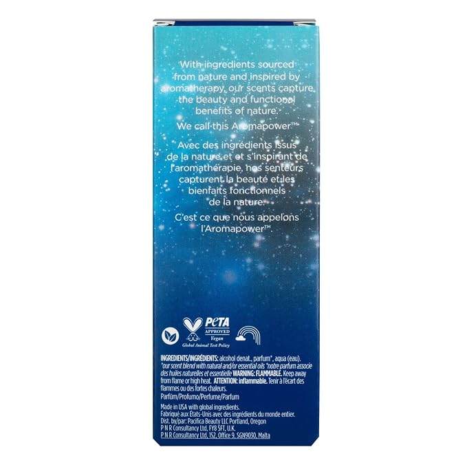 Pacifica Silver Moon Vanilla Almond Spice Perfume – Warm Gourmand Clean Fragrance for Women, 2 fl oz (Vegan & Cruelty-Free)