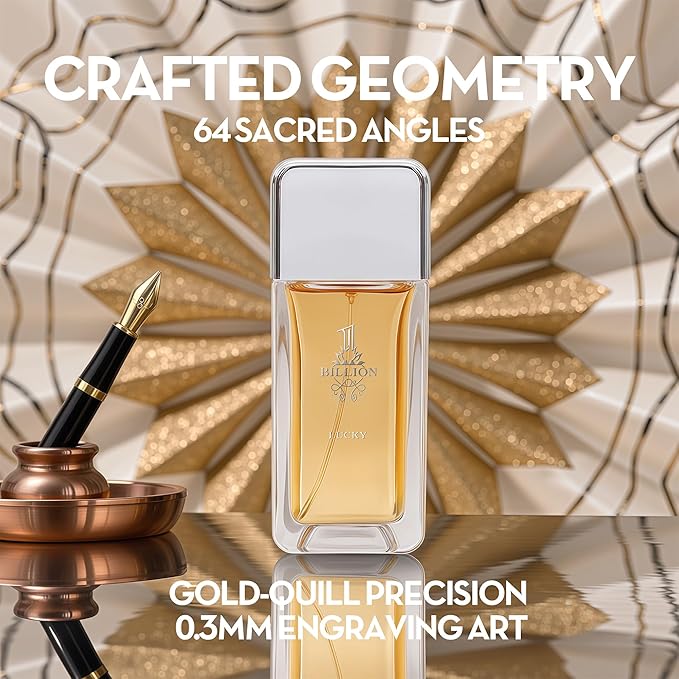 2PCS Mens Perfume Cologne Long Last Strong EDP Natural Spray Gift Set, with Cocoa, Dried Fruits, Woody Fragrance for Daliy Use, 3.4 Fl Oz / 100 mL Each (1 Billion Lucky & Vanilla Tobacco)