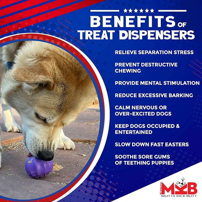 SodaPup MuttsKickButt Cross Bones Treat Pocket – Durable Dog Treat Dispenser & Chew Toy Made in USA from Non-Toxic, Pet Safe, Food Safe Rubber Material for Mental Stimulation, Problem Chewing, & More