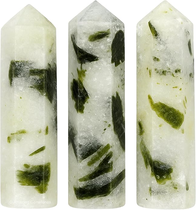 Amazing Gemstone Crystal Points Bulk Healing Crystals & Stones - Premium Single Terminated Healing Wand Point Bulk Crystals for Crafts, Crystal Grid, DIY Work