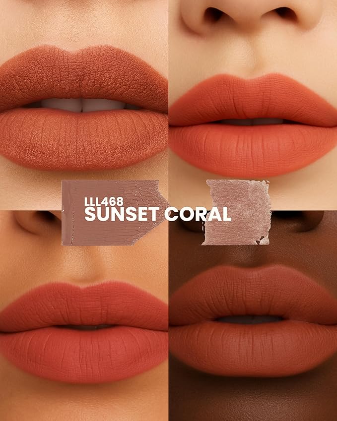 SIIA Cosmetics Change Agent Liquid Lipstick in Sunset Coral