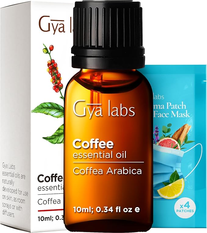 Coffee & Cinnamon Essential Oil Set - Aromatherapy Grade Essential Oils Set - 2x10ml - Gya Labs