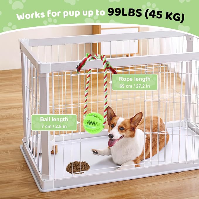 Interactive Dog Toys, Crate Training Aids for Puppies,Green