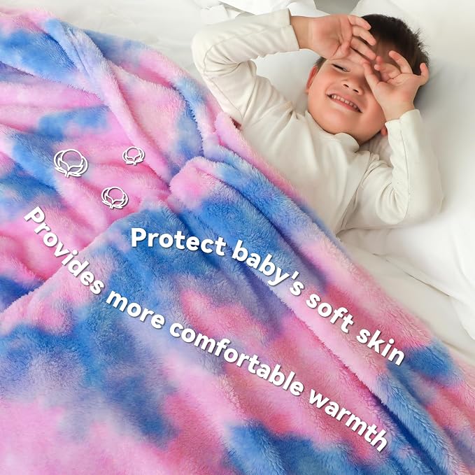 MUGD Soft Blankets Fuzzy Soft Fuzzy Throw Blanket Kids Warm Throw Blanket for Bed