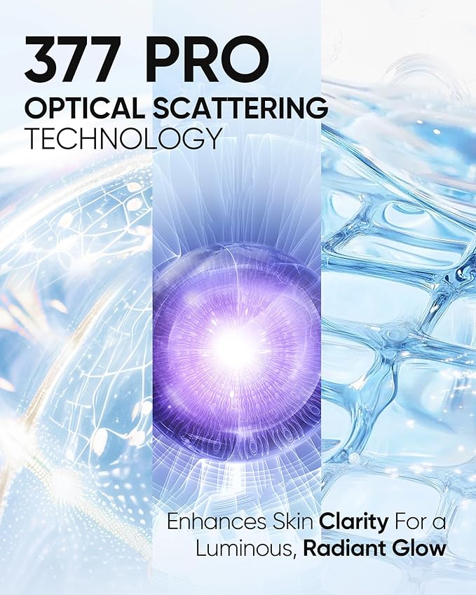 Brightening Serum Toner with 377 Pro Optical Scattering Technology – Hydrating, Lightens Dark Spots, Evens Skin Tone – Tamarind Seed Polysaccharide & Arginine for Radiant, Healthy Skin