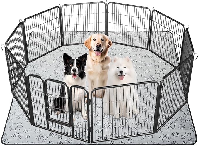 Reusable Puppy Pads, Washable Pee Pads, Leakproof 72"x 72" | Extra Large Absorbent Dog Training Pads, Wee Wee Pads With Waterproof Non-Slip Base For Potty, Crates, Playpen & Senior Dogs