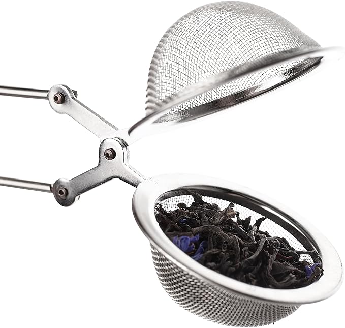 HIC Kitchen Snap Ball Tea Infuser, 18/8 Stainless Steel, For Loose Leaf Tea and Mulling Spices