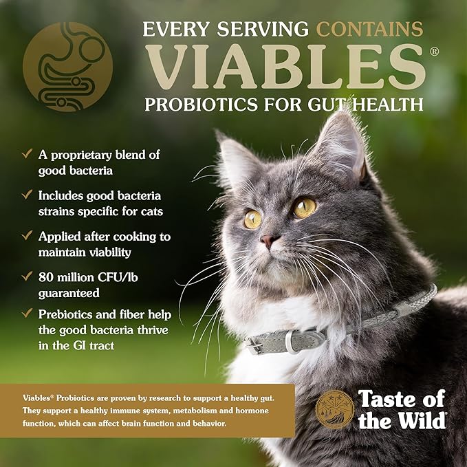 Taste of the Wild Rocky Mountain Dry Cat Food, Roasted Venison, 14lb | Kitten, Adult & Senior Cats | High Protein | Grain Free Recipe* | Nutrient Dense to Help Support Peak Health