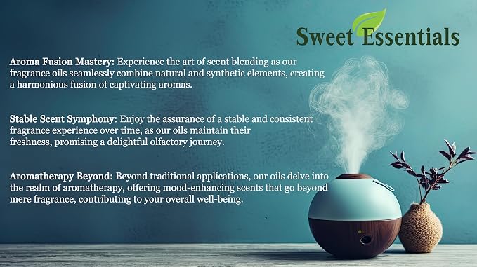 Patchouli & Ginger, 4oz Premium Fragrance Oil, Aromatherapy, Diffuser, Crafts, Soap, Home Scents, Bath & Body, DIY Parfum and Much More. Versatile & Long-Lasting by Sweet Essentials