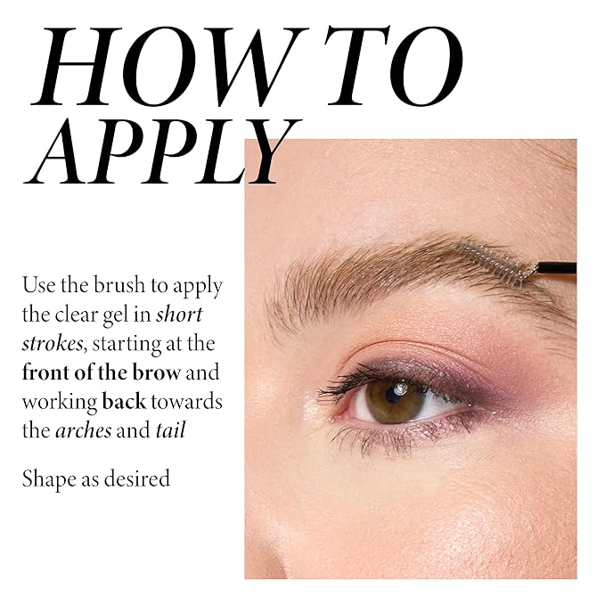 LAURA GELLER NEW YORK Sculpt-n-Stay Clear Brow Gel - Eyebrow Setting Gel - Shapes and Sculpts - Non-Sticky Formula