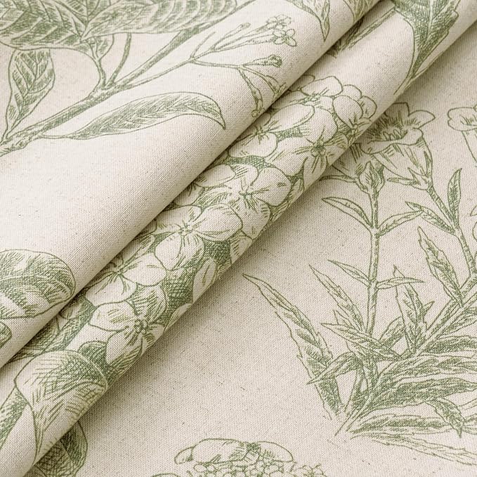 Set of 2 Decorative Floral Pillow Covers 20x20 Inch Sage Green | Neutral Hydrangea Print, Boho Vintage Throw Cushion Covers, Cottagecore Home Decor, for Sofa Couch Porch Bedroom Living Room