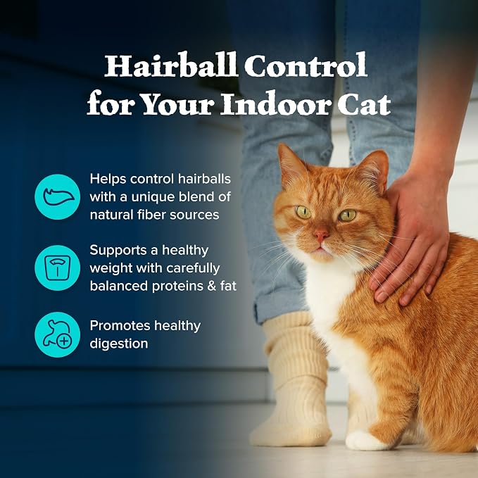 Blue Buffalo Wilderness Chicken Indoor Hairball Control Dry Cat Food, 5 lb | Real Chicken #1 Ingredient, High Protein & Grain-Free Recipe, Promotes Healthy Digestion