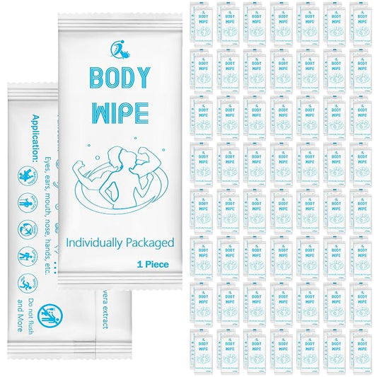 Timgle 200 Pcs Acidified Travel Deodorant Wipes for Women & Men Variety Pack Mini Hypoallergenic Face and Body Wipes Disposable Individually Wrapped Cleansing for Travel Gym