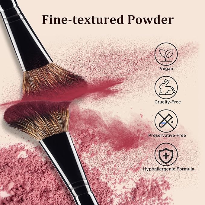 Color Nymph Face Makeup Palette, All-in-one Baked Palettes Travel-Friendly Includes Blush, 3 Highlighters and 3 Eyeshadows - Highly Pigmented, Silky Smooth, Easy to Blend - A