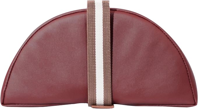 Master Massage Semi-Round Bolster Bolster, Burgundy Red, 6 Inch