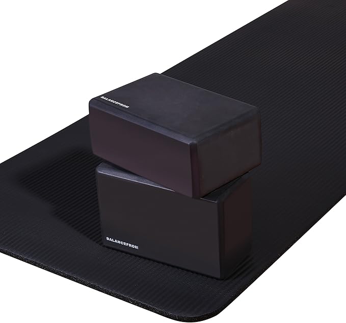Fitvids Set of 2 High Density Premium - EVA Yoga Blocks, 9"x6"x4" Each