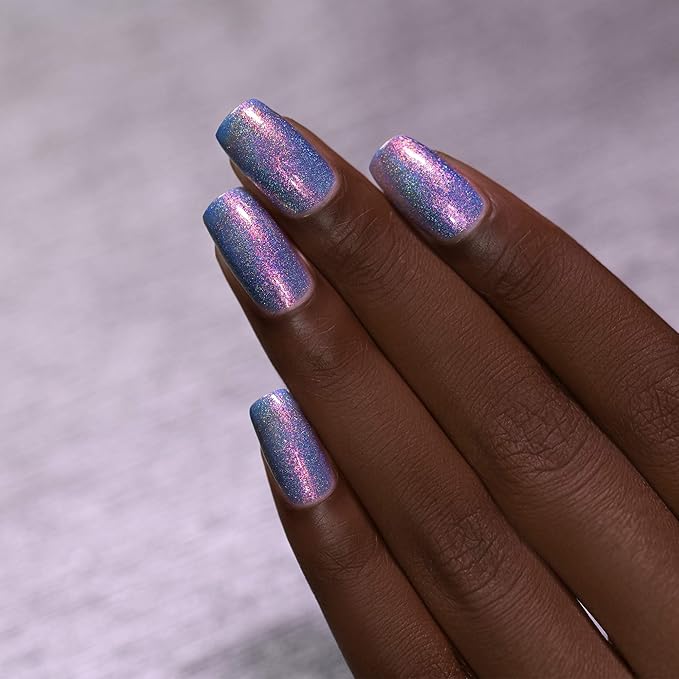 ILNP Pool Party - Vivid Iridescent Blue Holographic Jelly Nail Polish