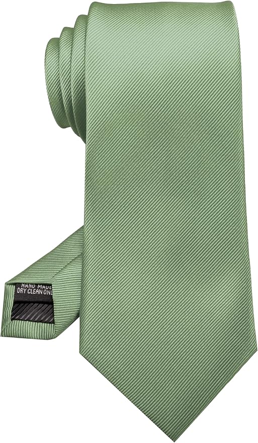 RBOCOTT Solid Color Tie Formal Necktie for Men